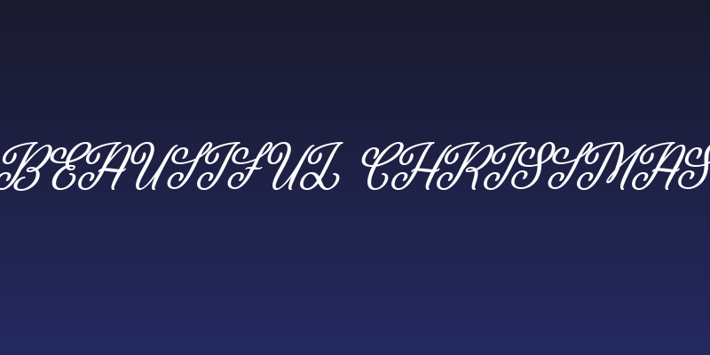 Beautiful Christmas Social Header