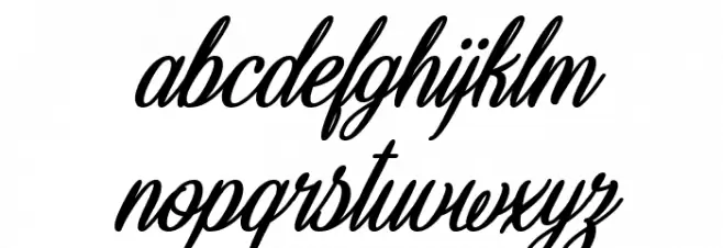 Beautiful Christmas फ़ॉन्ट लोअरकेस