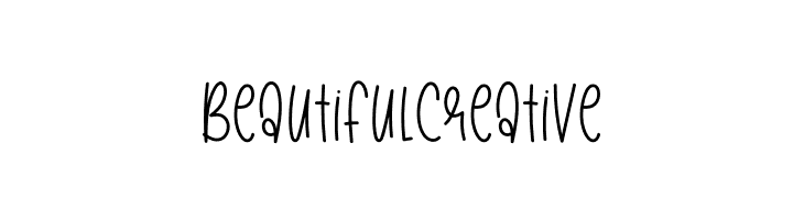 Beautiful Creative  les polices de caractères gratuit tlcharger