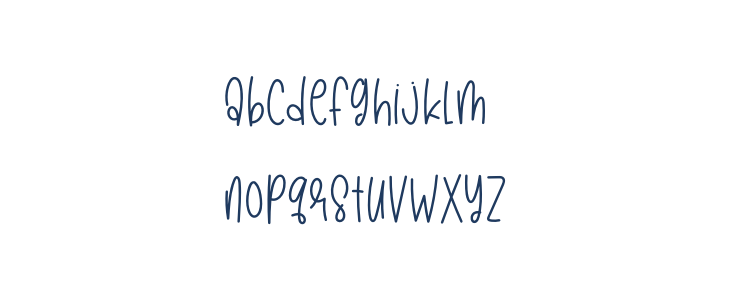 Beautiful Creative Lowercase