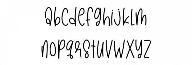 Beautiful Creative Font LOWERCASE
