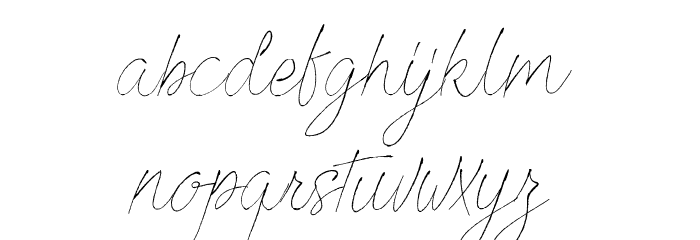 Beautiful Creatures Font LOWERCASE