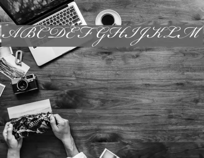 Beautiful ES Font examples