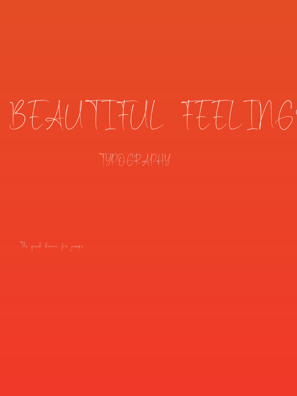 Beautiful Feelings Poster