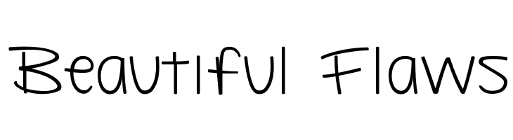 Beautiful Flaws Шрифта