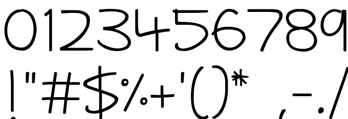Beautiful Flaws Font OTHER CHARS