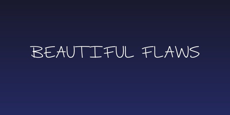 Beautiful Flaws Social Header