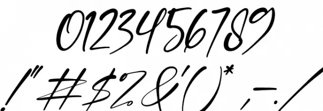 Beautiful Garden Italic Font OTHER CHARS