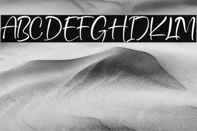 Beautiful Gelista Font examples