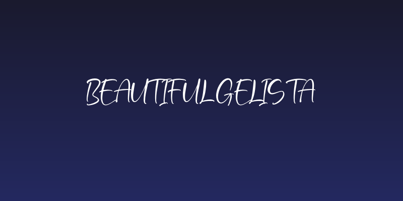 Beautiful Gelista Social Header