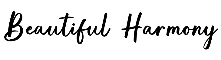 Beautiful Harmony  Free Fonts Download