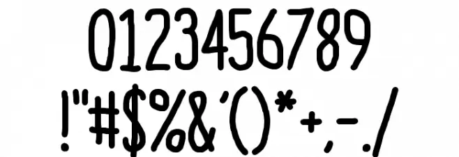 Beautiful Heartbeat Font OTHER CHARS