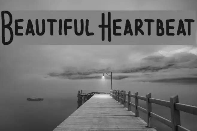 Beautiful Heartbeat Font examples