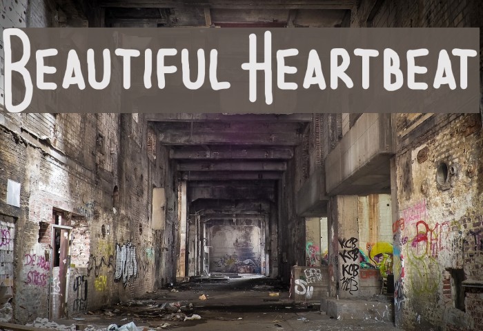 Beautiful Heartbeat Font examples