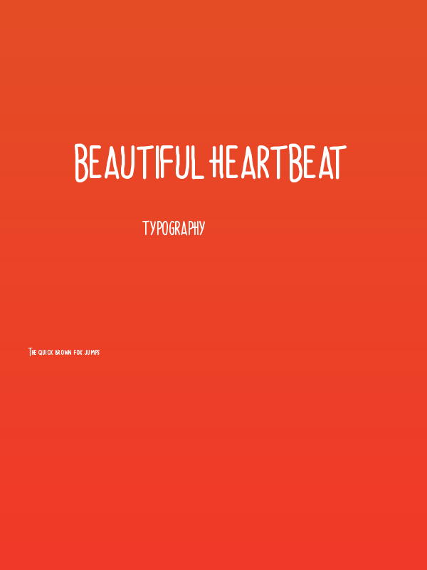 Beautiful Heartbeat Poster