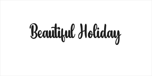 Beautiful Holiday Logo