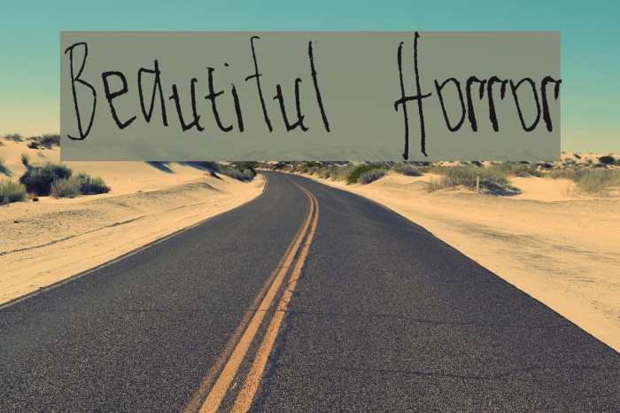 Beautiful Horror Font examples