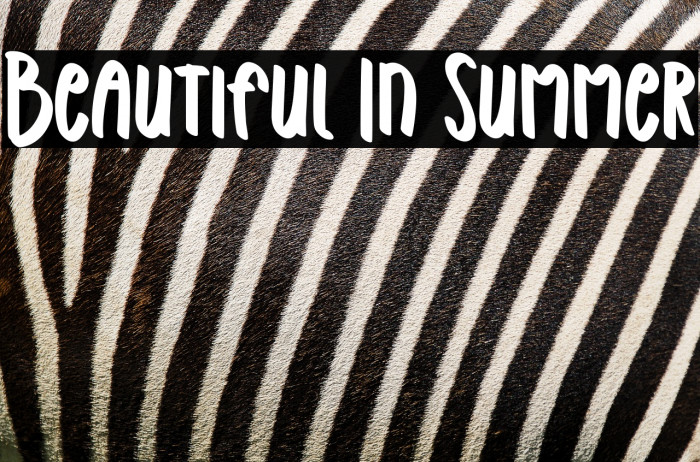 Beautiful In Summer Example 1