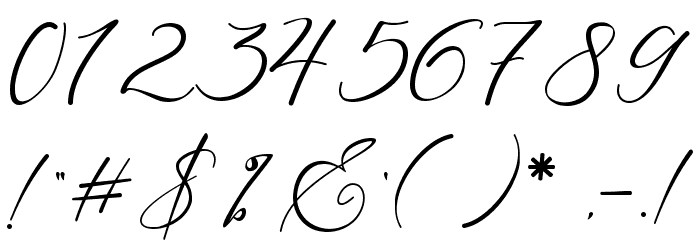 Beautiful Kisses Font OTHER CHARS
