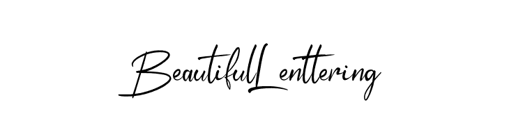 Beautiful Lenttering  Descarca Fonturi Gratis