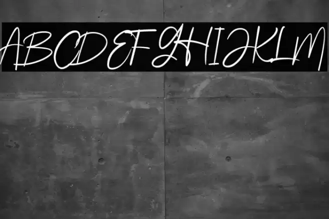 Beautiful Lenttering Font examples