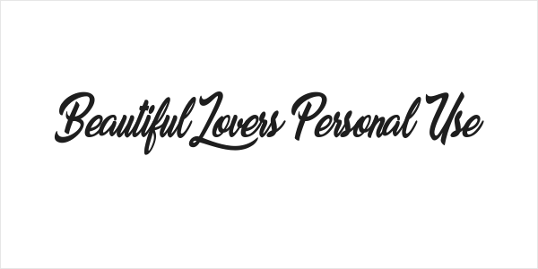 Beautiful Lovers Personal Use  Logo