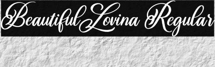 Beautiful Lovina Regular Example 1