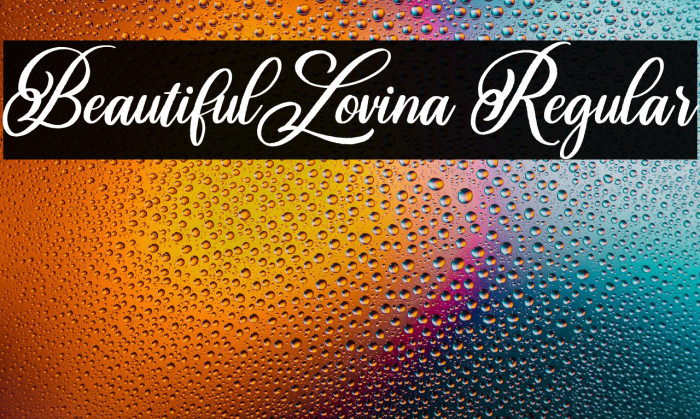 Beautiful Lovina Regular Example 2