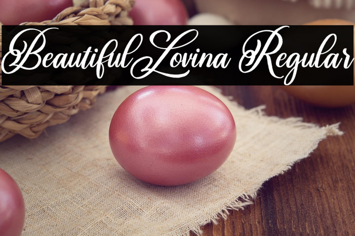 Beautiful Lovina Regular Example 3