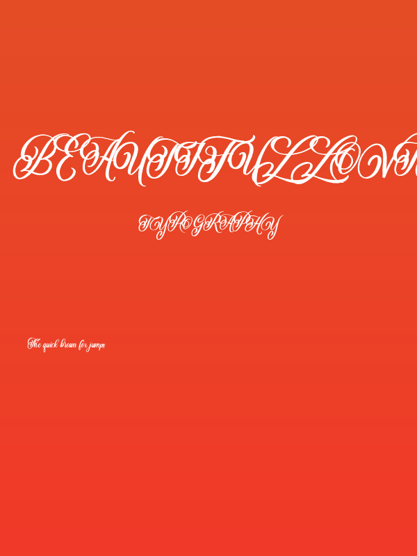 Beautiful Lovina Regular Poster