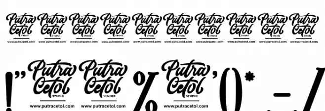 Beautiful Magic Font OTHER CHARS