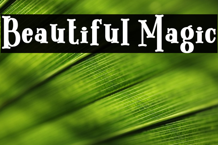 Beautiful Magic Example 2