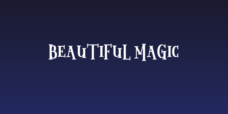 Beautiful Magic Social Header