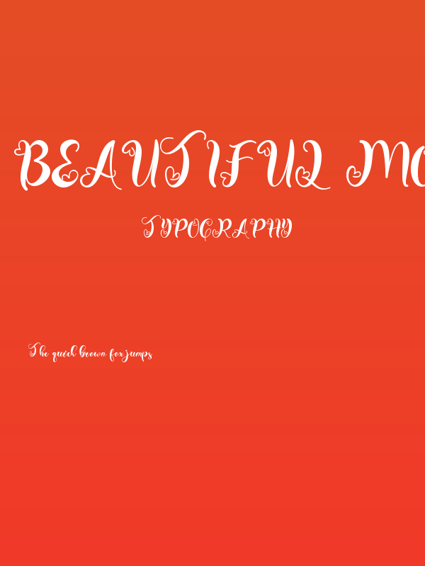 Beautiful Monogram Poster