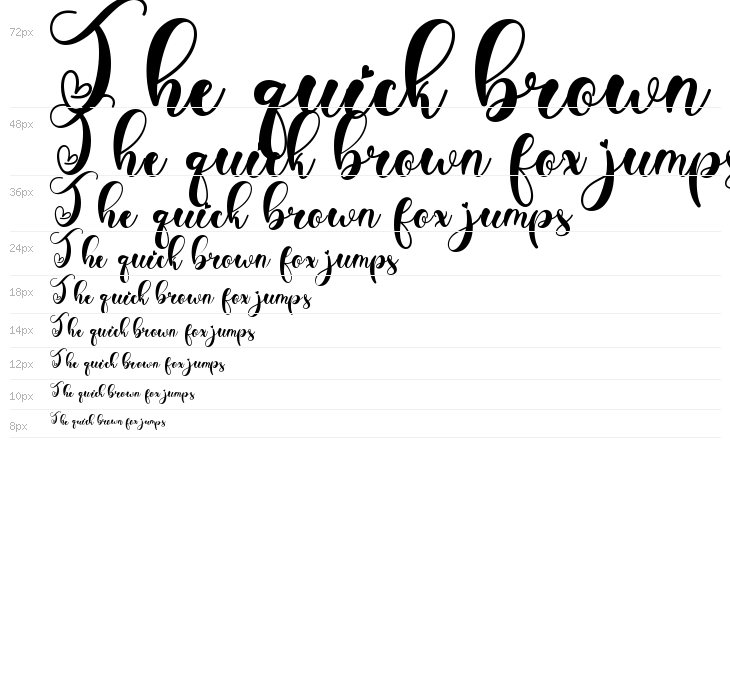 Beautiful Monogram Waterfall