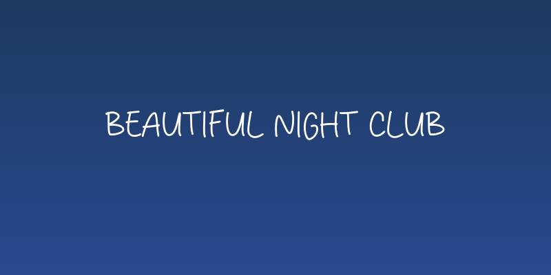Beautiful Night Club Social Header