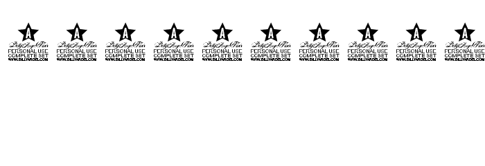 Beautiful People Personal Use Font OTHER CHARS