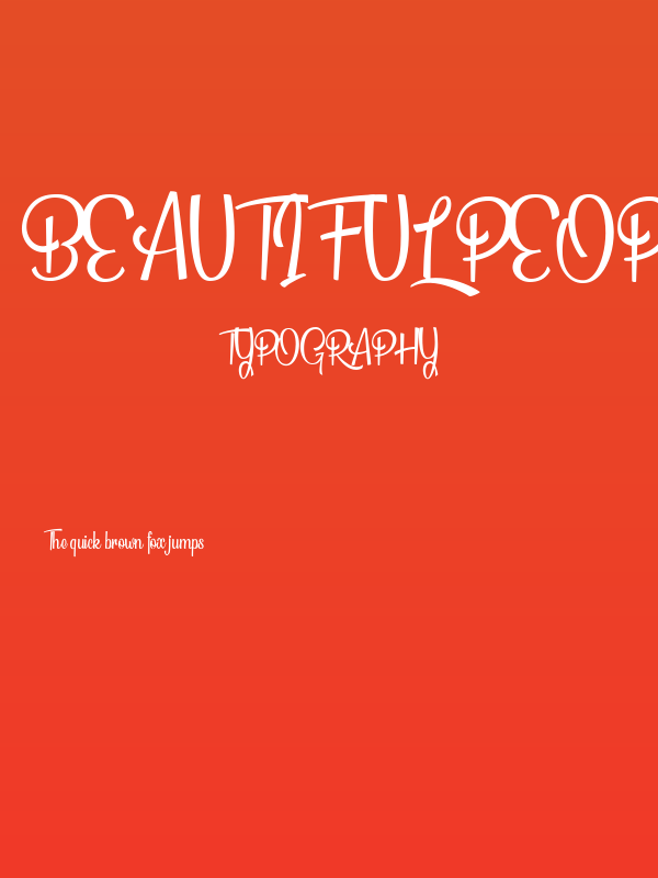 Beautiful People Personal Use  Poster