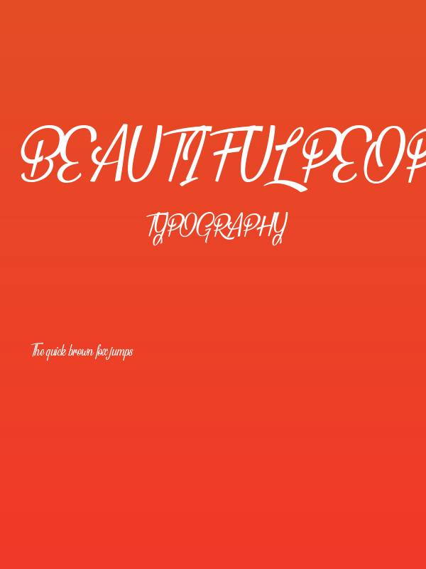 Beautiful People Personal Use  Poster