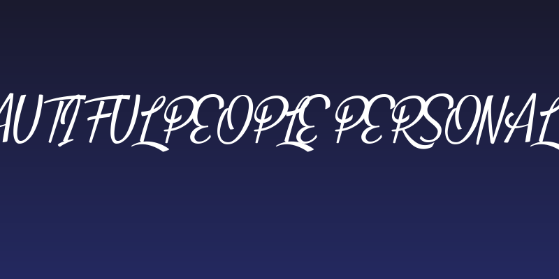 Beautiful People Personal Use  Social Header