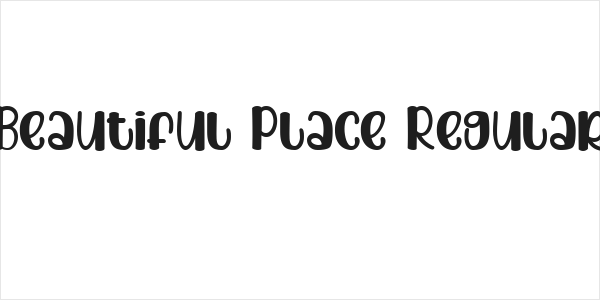 Beautiful Place Regular Logo