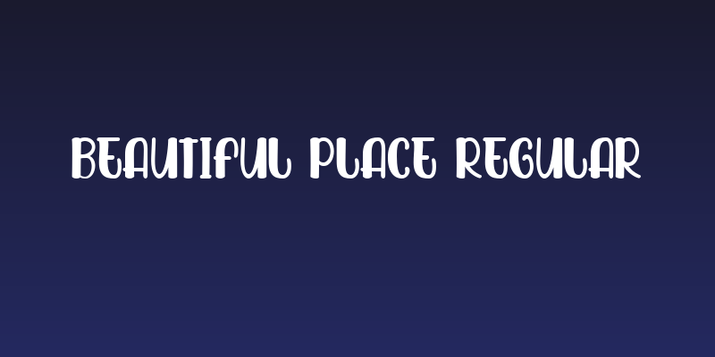 Beautiful Place Regular Social Header