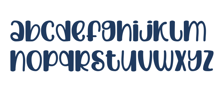 Beautiful Place Regular Lowercase