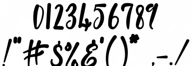 Beautiful Queen Font OTHER CHARS