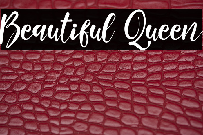 Beautiful Queen Example 2