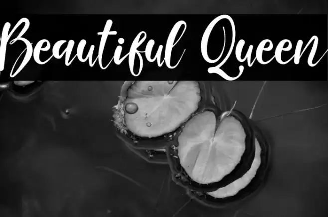 Beautiful Queen Font examples