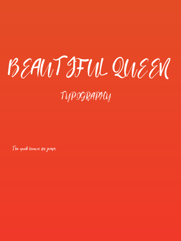 Beautiful Queen Poster