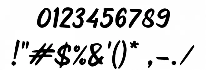 Beautiful Rose Font OTHER CHARS