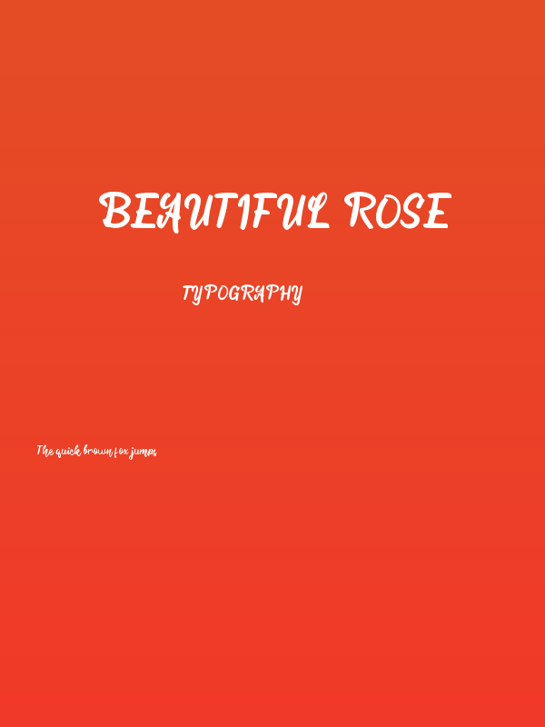 Beautiful Rose Poster