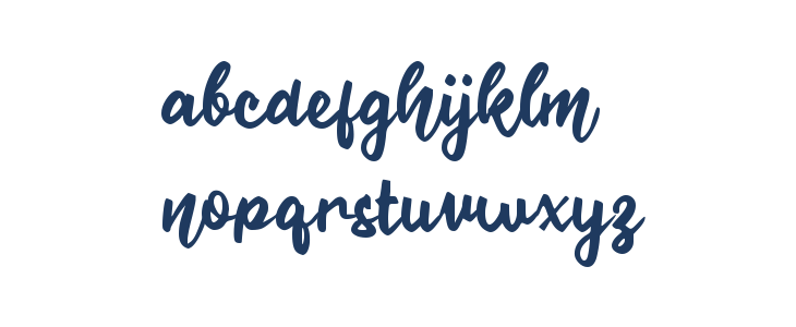 Beautiful Rose Lowercase